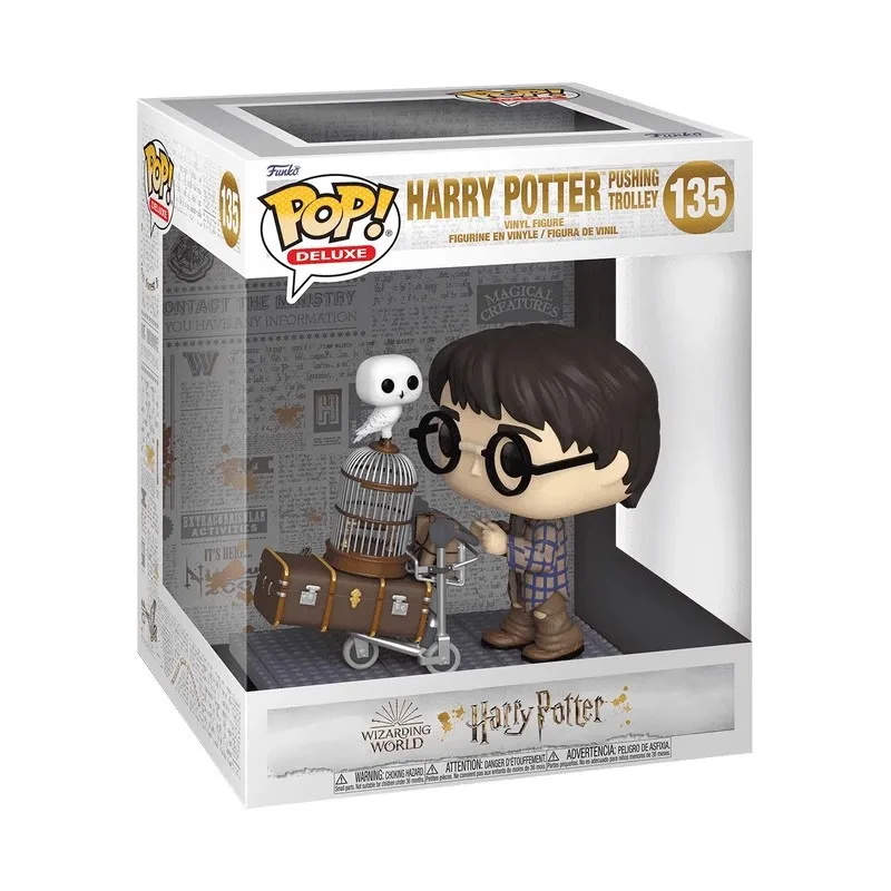 Original Funko Harry Potter Anime Vinyl Figure POP Deluxe Series Pushing Trolley Room Ornament Collectible Children Gifts - Image 5