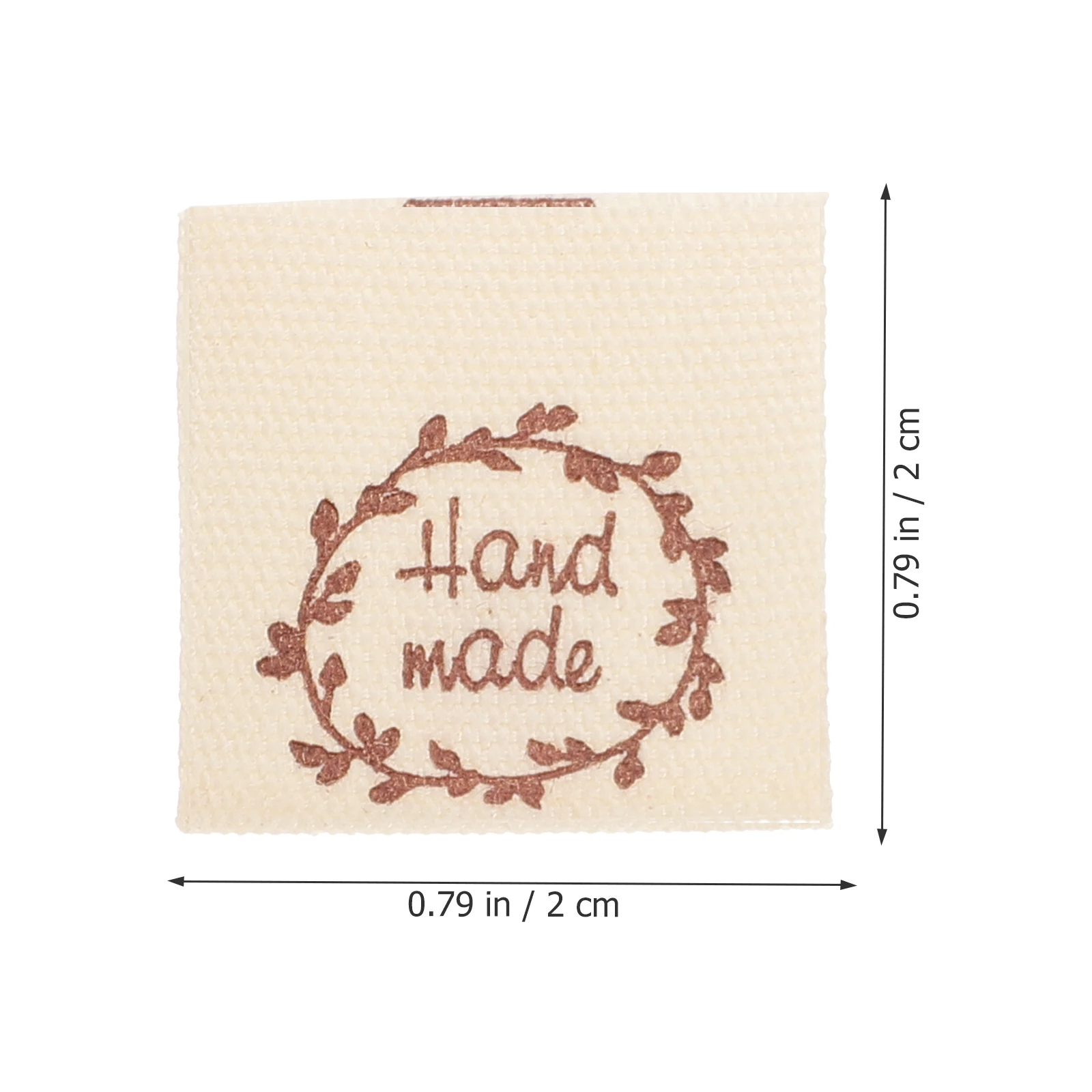 

100 Pcs Fabric Labels for Clothes Love Clothing Tags Quilting Cotton Handmade DIY