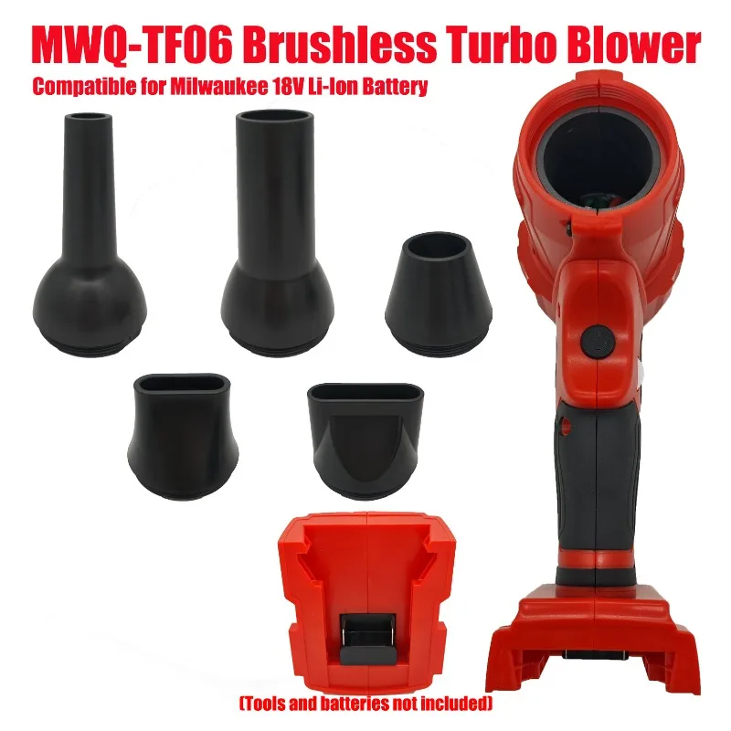 

HAKSINKY Совместимый с Milwaukee 18V Li-Ion аккумулятором MWQ-TF06 Бесщеточный турбовентилятор с высокоскоростным двигателем постоянного тока для уборки