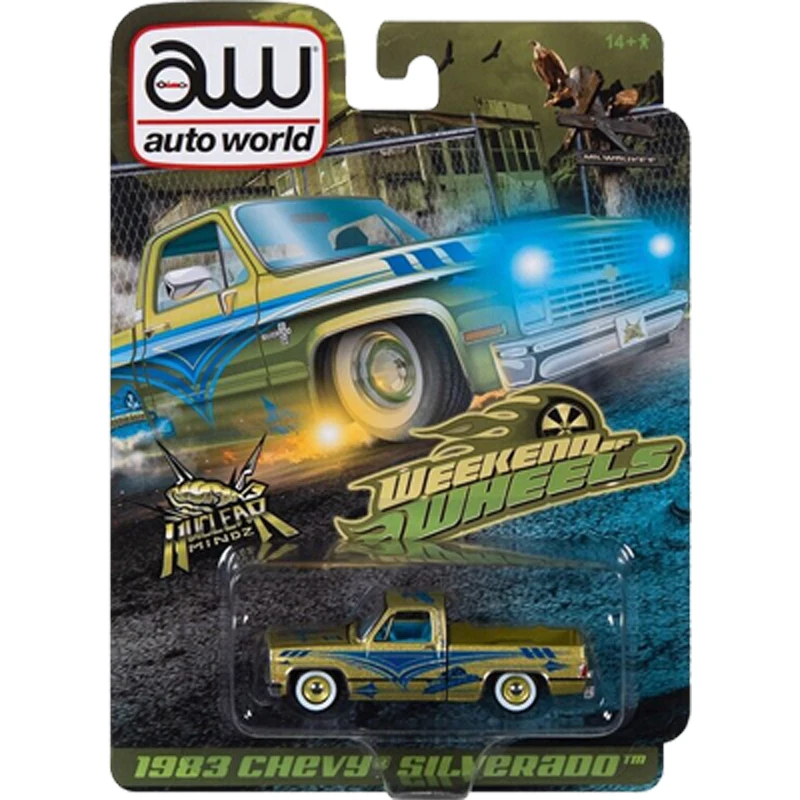 AW Exclusive 1983 Chevy Silverado Green y Johnny Lightning 1981 Chevy Silverado Zingers, Volkswagen Sambus Bus, Coche fundido a presión