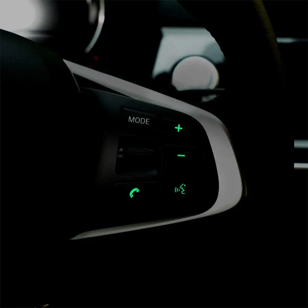 1~10PCS Car Sticker for Newbie Driver Button Luminous Notice Universal PET Waterproof Wear-resistant Light-emitting Switch Car