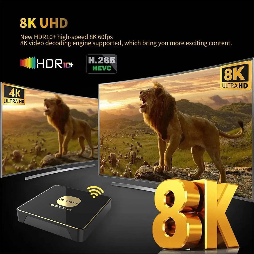 Smart TV Box  Mortal T3 Android 13.0 RK3528 Quad Core Cortex A53 8K WIFI6 HDR10 Dual Wifi BT5.0 32G64G Media Player Set Top Box