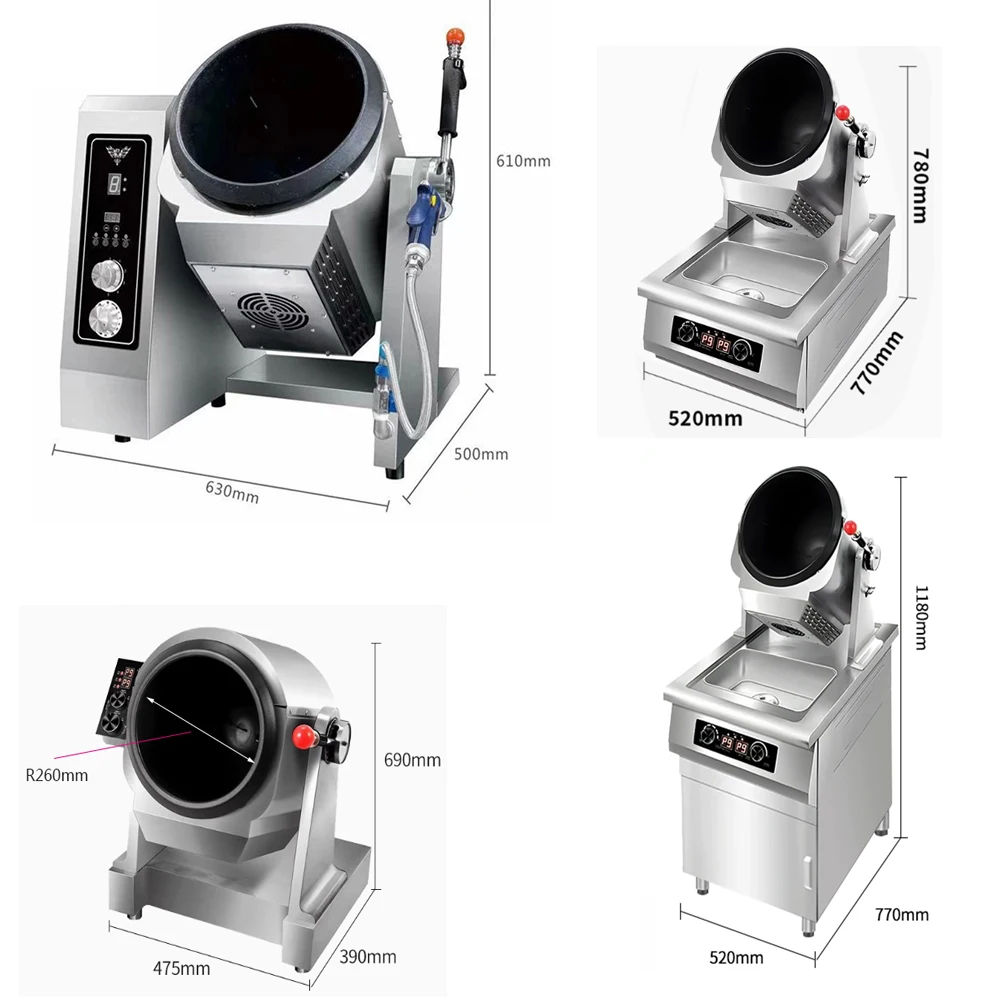 

Semikron Cooking Robot Restaurant Automatic Fried Rice Stir Fry Wok Machine Automatic Food Cooking Machine