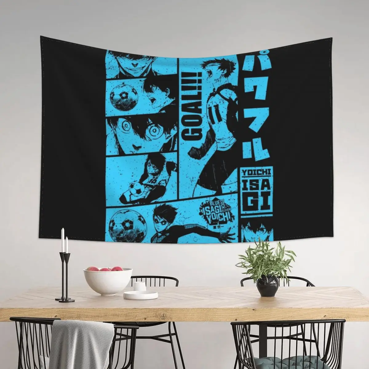 

Blue Lock - Yoichi Isagi manga Tapestry Bedrooms Decorations Decorative Wall Murals Tapestry