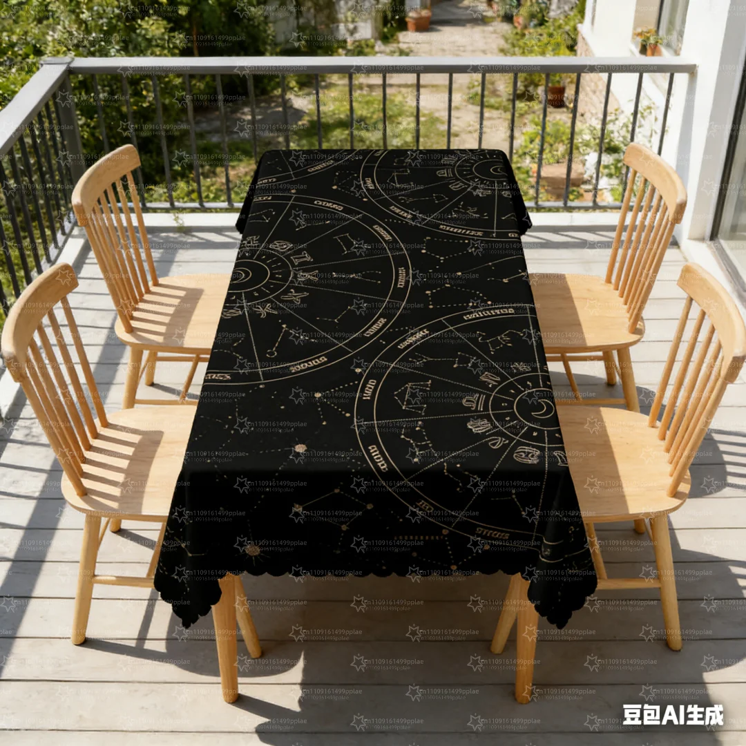 Home Textiles Today News - Nappe de table Zodiaque Mystique, Tapis