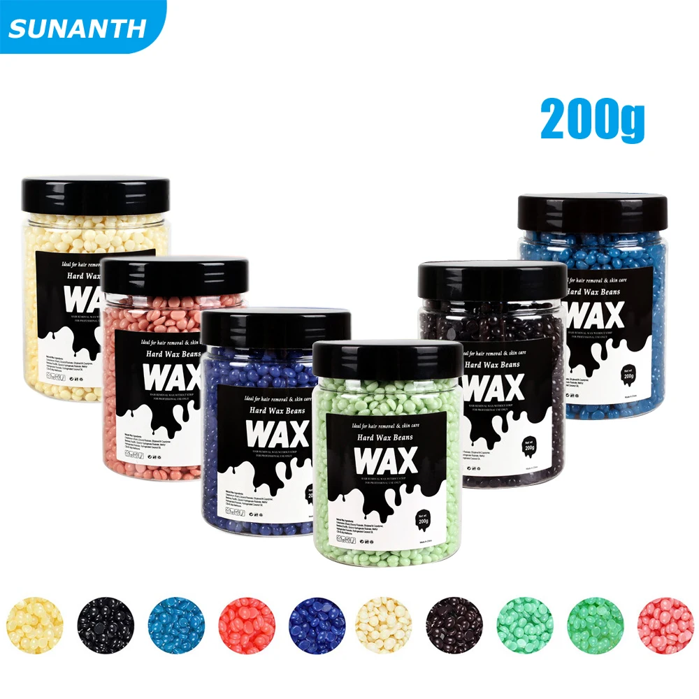 400 جرام الساخن فيلم الصبح الخرز حبات الشمع الصلب لإزالة الشعر آلة سخان الشمع البرازيلي الصبح الفاصوليا لتدفئة الشمع وعاء ذوبان