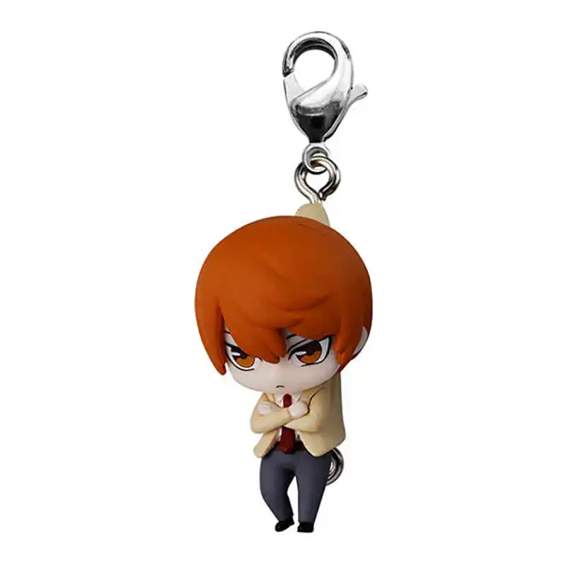 4pcs/set Original BANDAI DEATH NOTE pendant Twisted Egg MisaMisa Yagami Light L Lawliet Ryuk Figure Model Toys Gift for Birthday