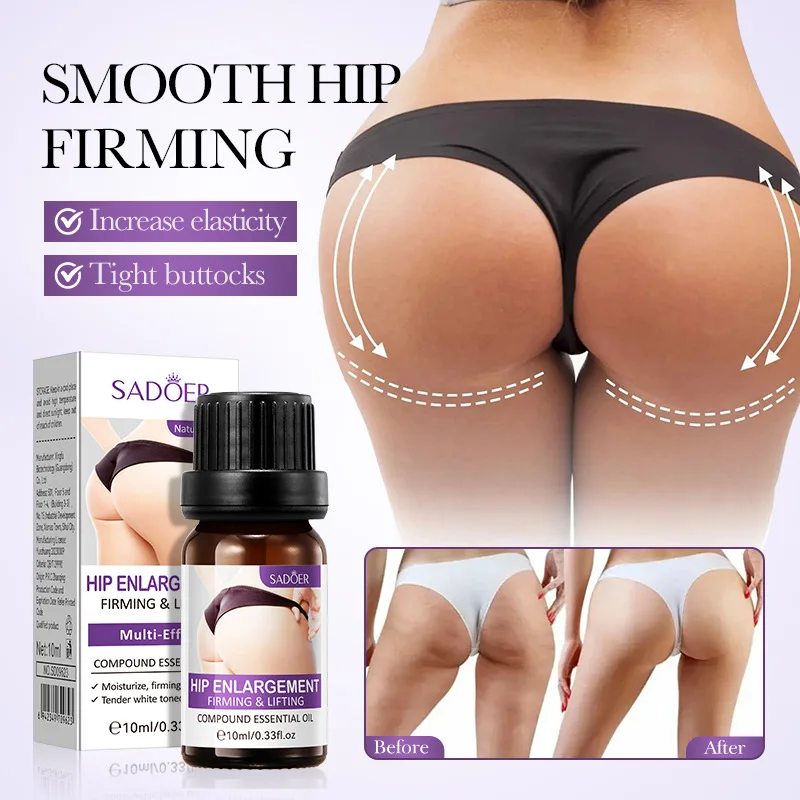 Women Hip Lift Up Buttock Enhancement Essential Oils Enlargement Cream Ass Liftting Up Hip Tightening Massage Essence Serum