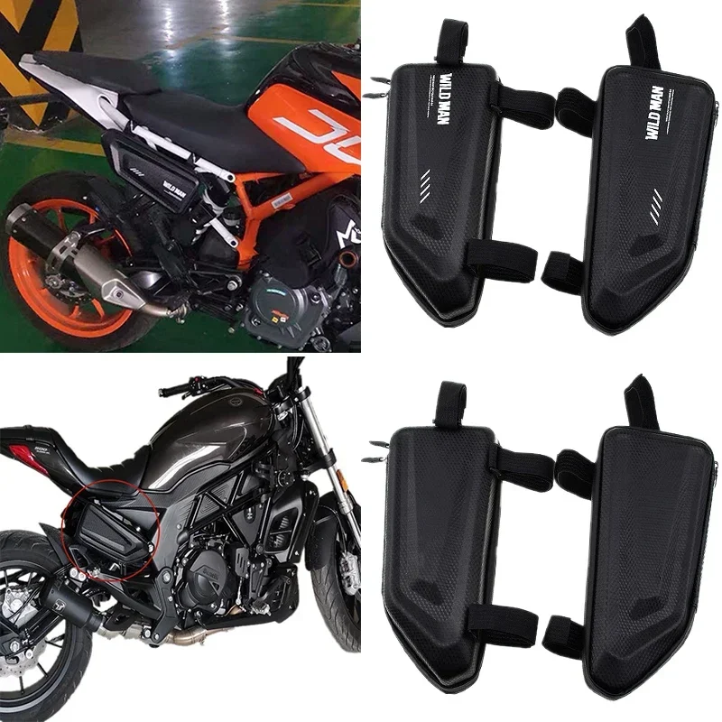 

side bag For Kawasaki Triumph KTM Suzuki Benelli CFMOTO Ducati motorcycle modified waterproof triangle hard shell bag