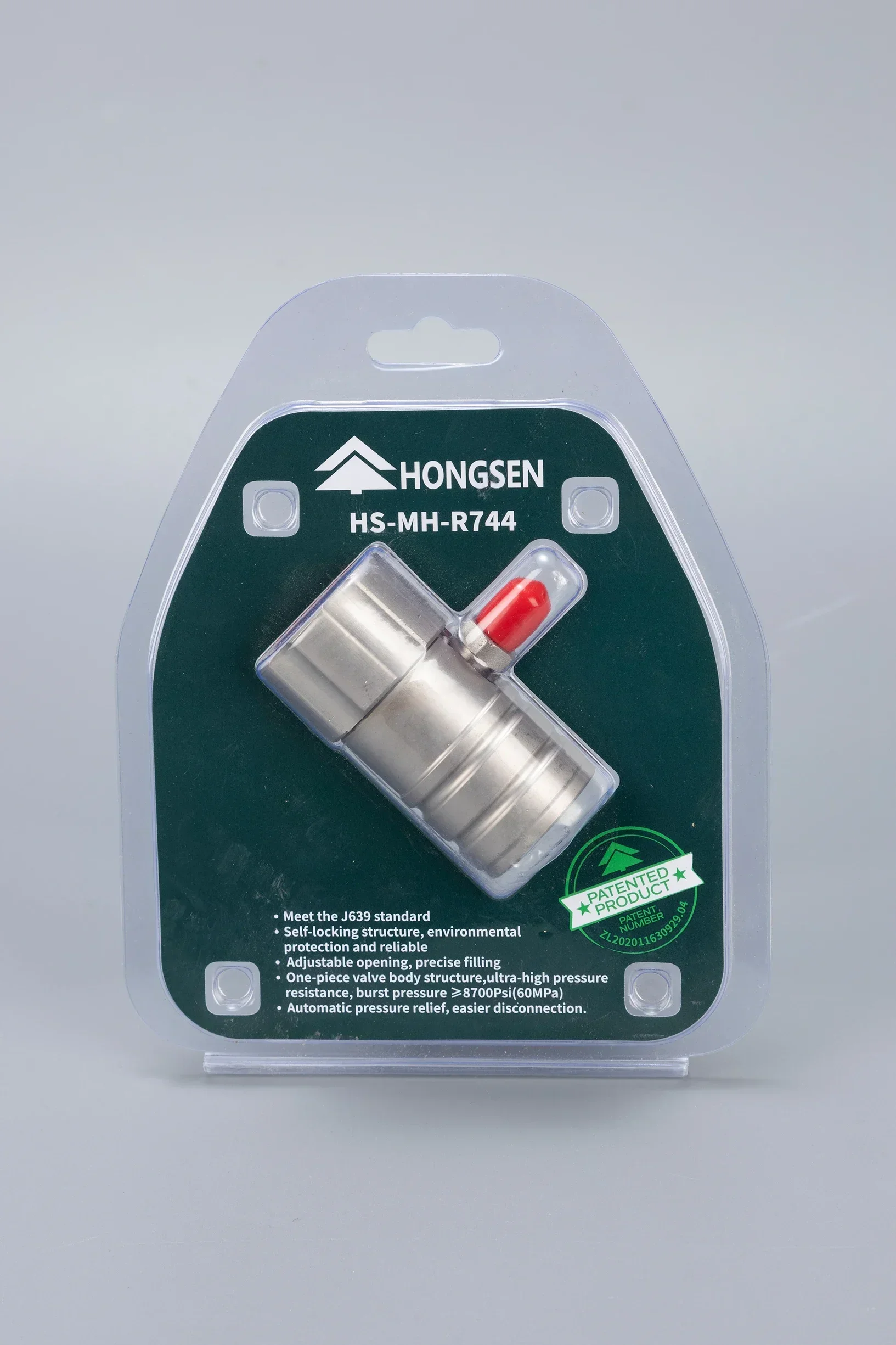 Быстроразъемное соединение HONGSEN для систем HVAC Быстроразъемное соединение хладагента HS-MH-R744 HS-ML-R744