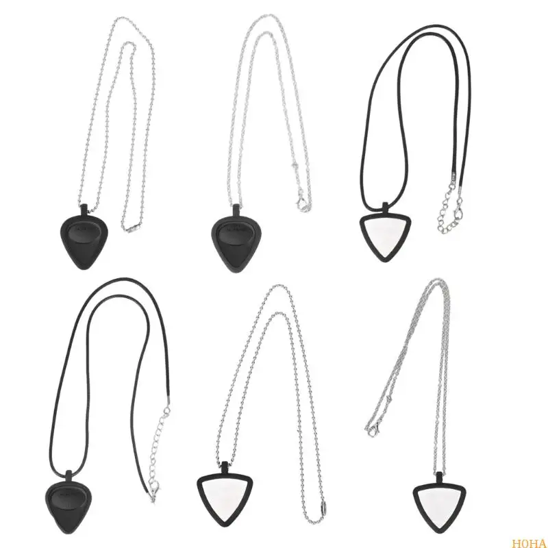 n0ha سيليكون الغيتار الملحق قلادة القلب يختار حامل قلادة قلادة #1