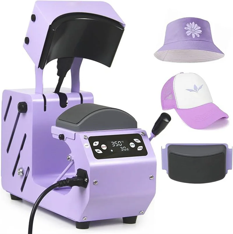 Automatic Cap Heat Press Machine Automatic Cap Press And Heat Machine DIY Sublimation Cap Press Cover With Automatic Opening