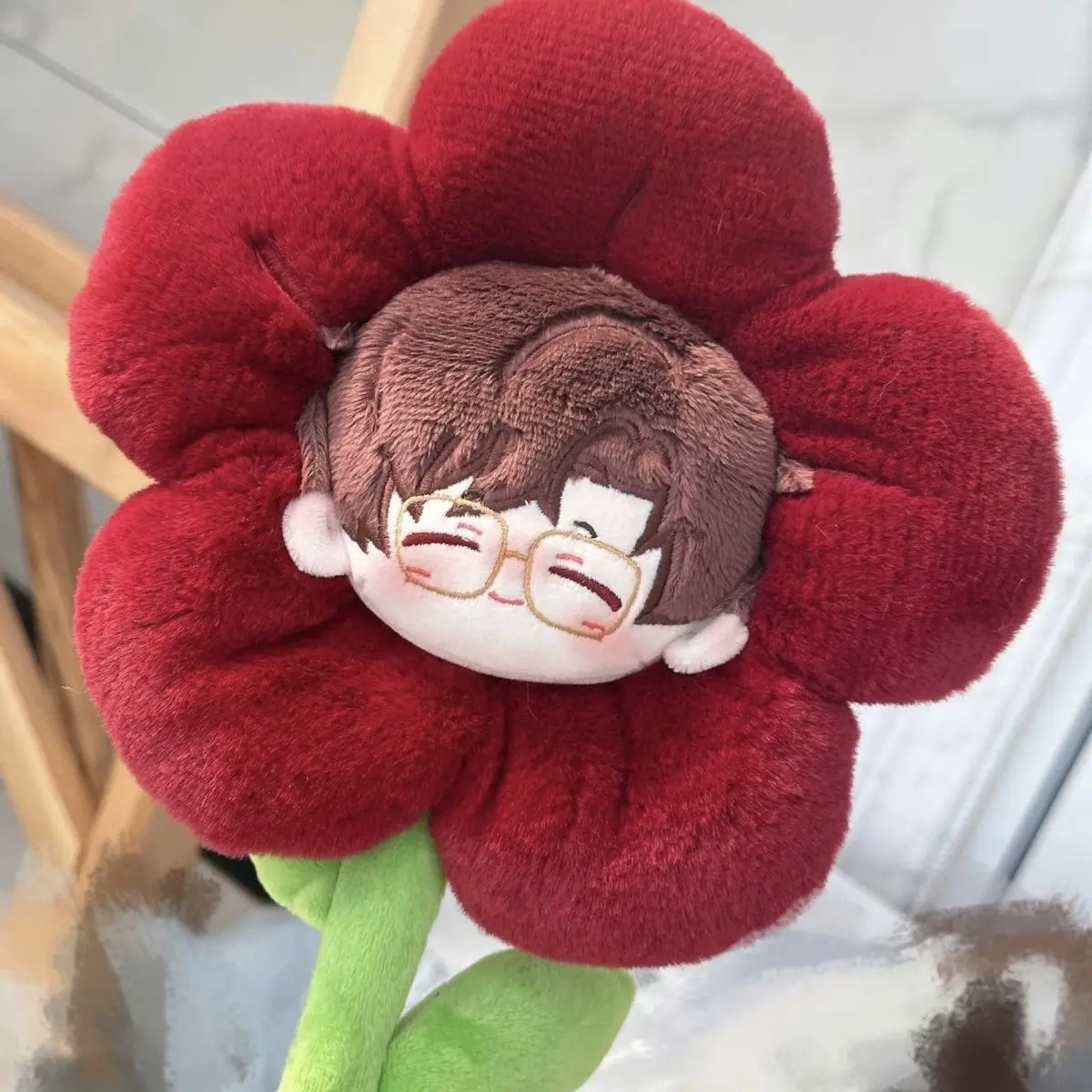 

Light and Night Evan Lu Chen Charlie Sariel Cosplay Plush Flower Stick Cotton Doll Bouquet Stick Mallet Plush Back Hammer Gifts