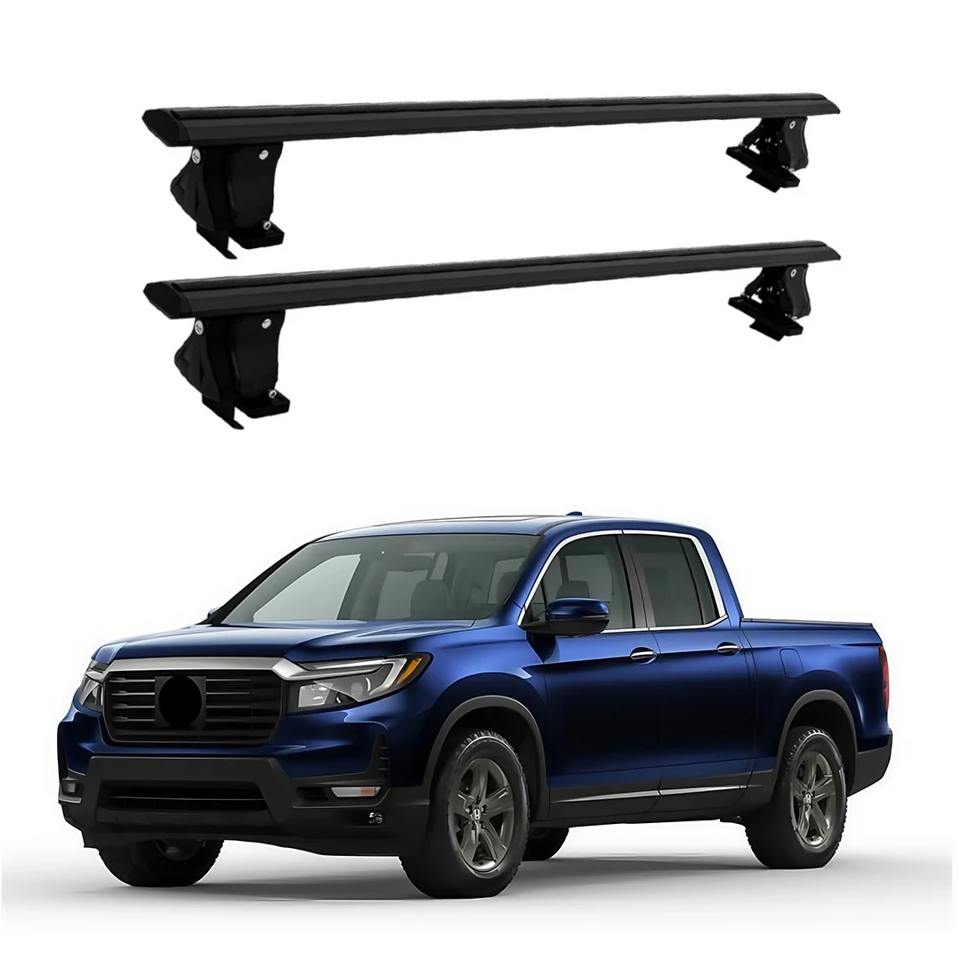 2PCS Aluminum Lockable Roof Rail Rack Crossbars Cross Bars Fit for Honda Ridgeline 2017-2025 Rooftop Luggage Sedan Cargo Bar