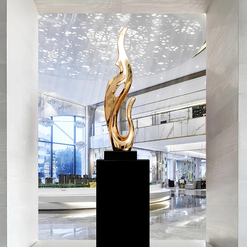 Creative desktop modern abstract decoration large hotel lobby sculpture artwork floor decoration interior decoration