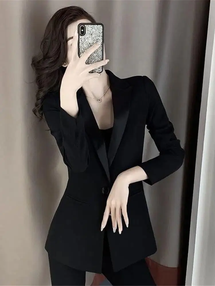 Damski garnitur Bla Slim Fit Jaet 2024 Nowy Krótki Rękaw Długi Rękaw Cleanfit Profesjonalny Strój do Pracy Modny Elegancki