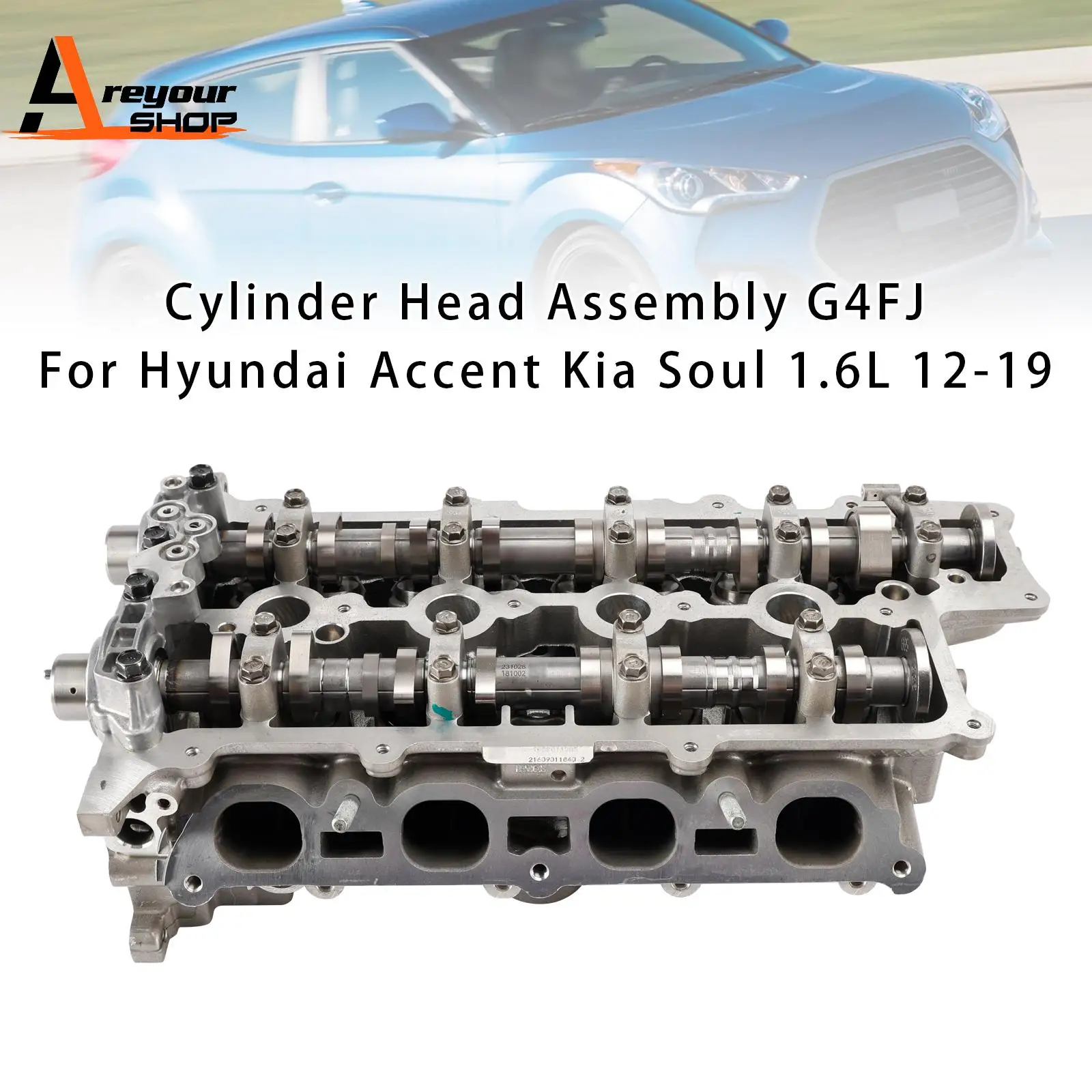 

Cylinder Head Assembly G4FJ for Hyundai Accent Kia Soul 1.6L 2012-2019