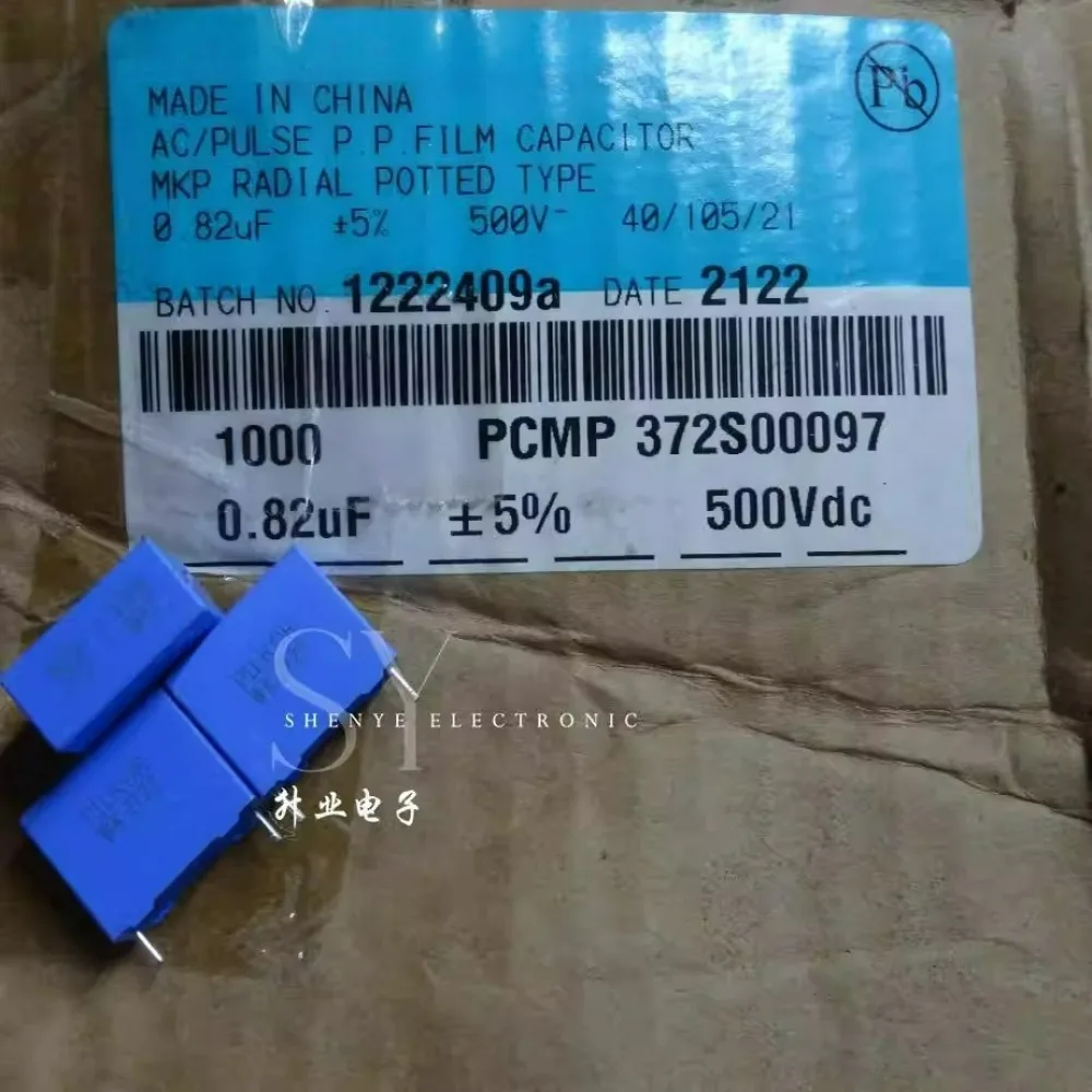 

10PCS PCMP372 0.82uf/500v 820nf u82 824 New 15mm film capacitor PCMP372S00097