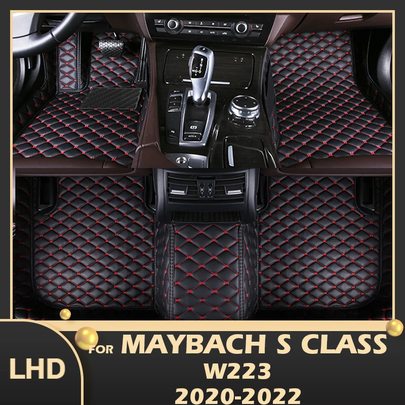 

Car Floor Mats For Maybach S Class W223 S350 400 450 500 580 600 680 2020 2021 2022 Custom Auto Foot Pads Interior Accessories