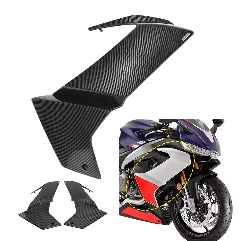 Motorbike Engine Body Frame Side Cover Engine Fairing Side Panel Carbon Look For Aprilia RS 660 RS660 2020 2021 2022 2023