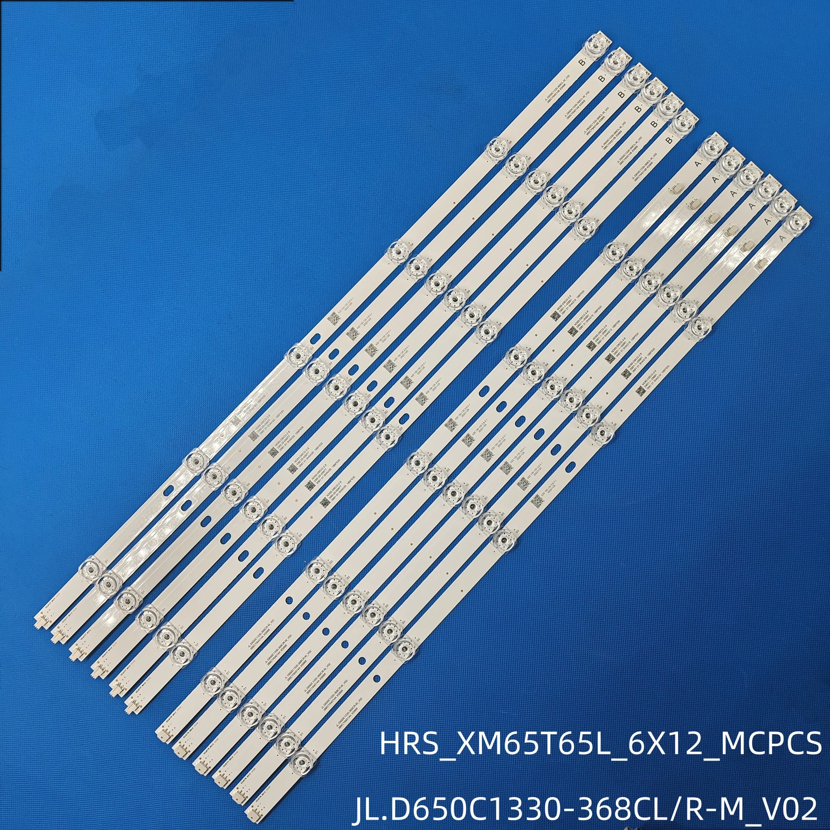 

LED Strip MI 65"TV L65M5-EC L65M5-ES L65M5-RK JL.D650C1330-368CR JL.D650C1330-368CL-M_V02 HRS_XM65T65L_6X12_MCPCS