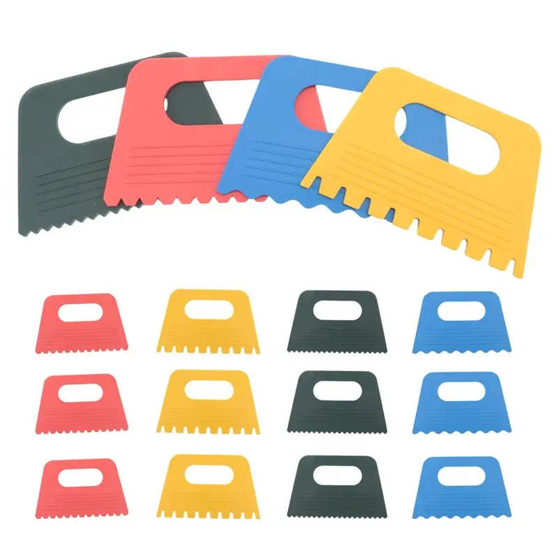 Top Sale 16 PCS Textured Art Tools, Plastic Paint Scrapers Kit, Texture Tools For Plaster Art Paint Scrapers,For Texture Art On