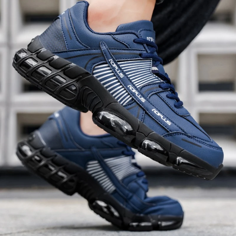 

Men's Running Shoes Four-season Model Thick Sole Height Increase Multi-color Fashionable Large Size Laced Round Toe Sports Shoes