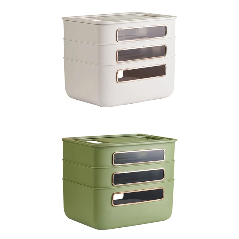 

Wire And Cable Storage Box Socket Plug Set-Top Box Shelf, Wire Socket Cover Box Green