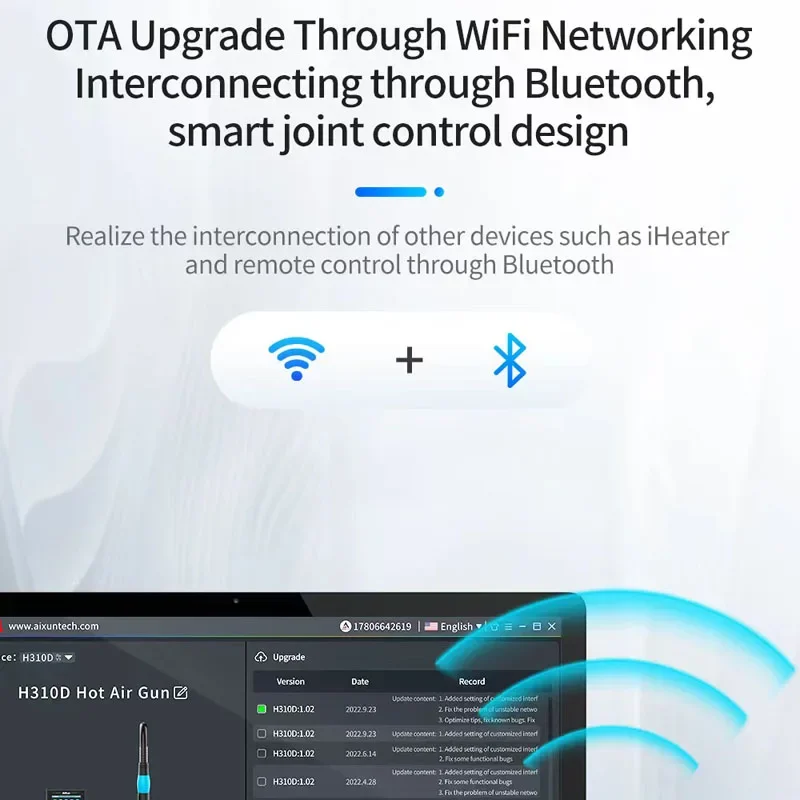 for AIXUN H310D Soldering Station Electronics Repair Soldering Desoldering Accurate Temperature Control Hot Air Rework Station