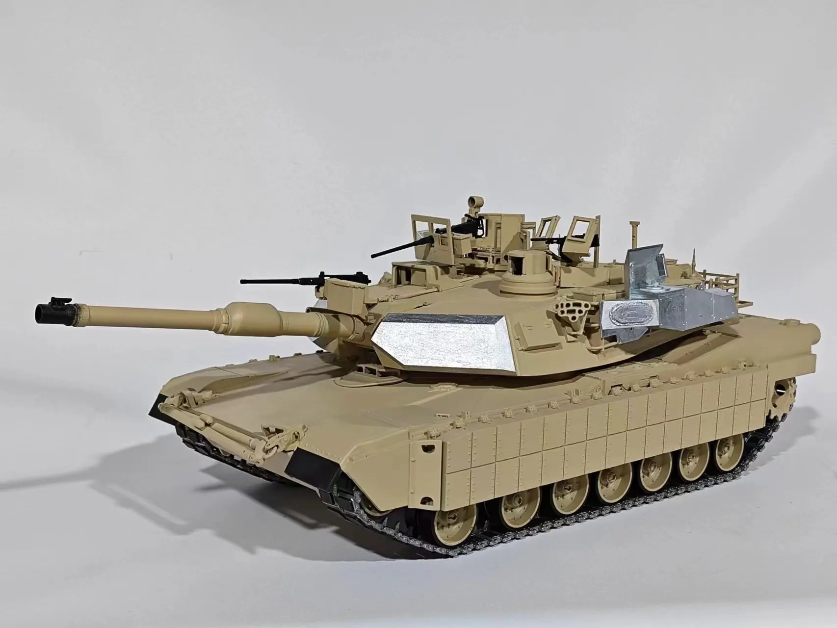 Parti decorative in metallo per 1/16 Heng Long RC Tank M1A2 Abrams 3918 Serbatoi Modello Accessori Giocattolo TH23130