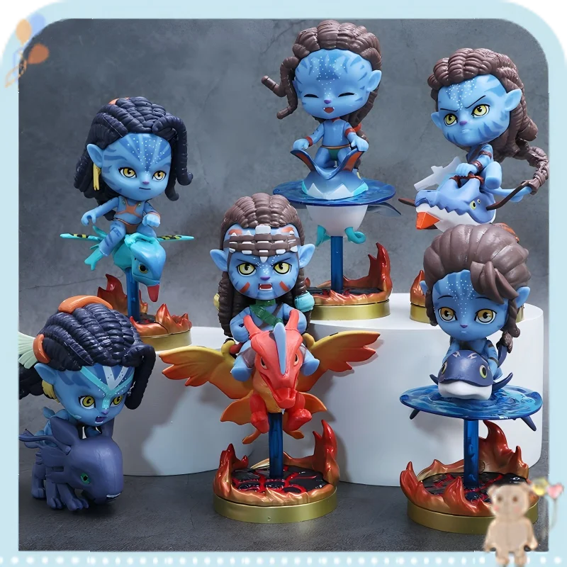 

Фигурка Аватара 2026Q-версии: Мультяшная модель из фильма «Путь воды», декор, новинка, 2 стиля