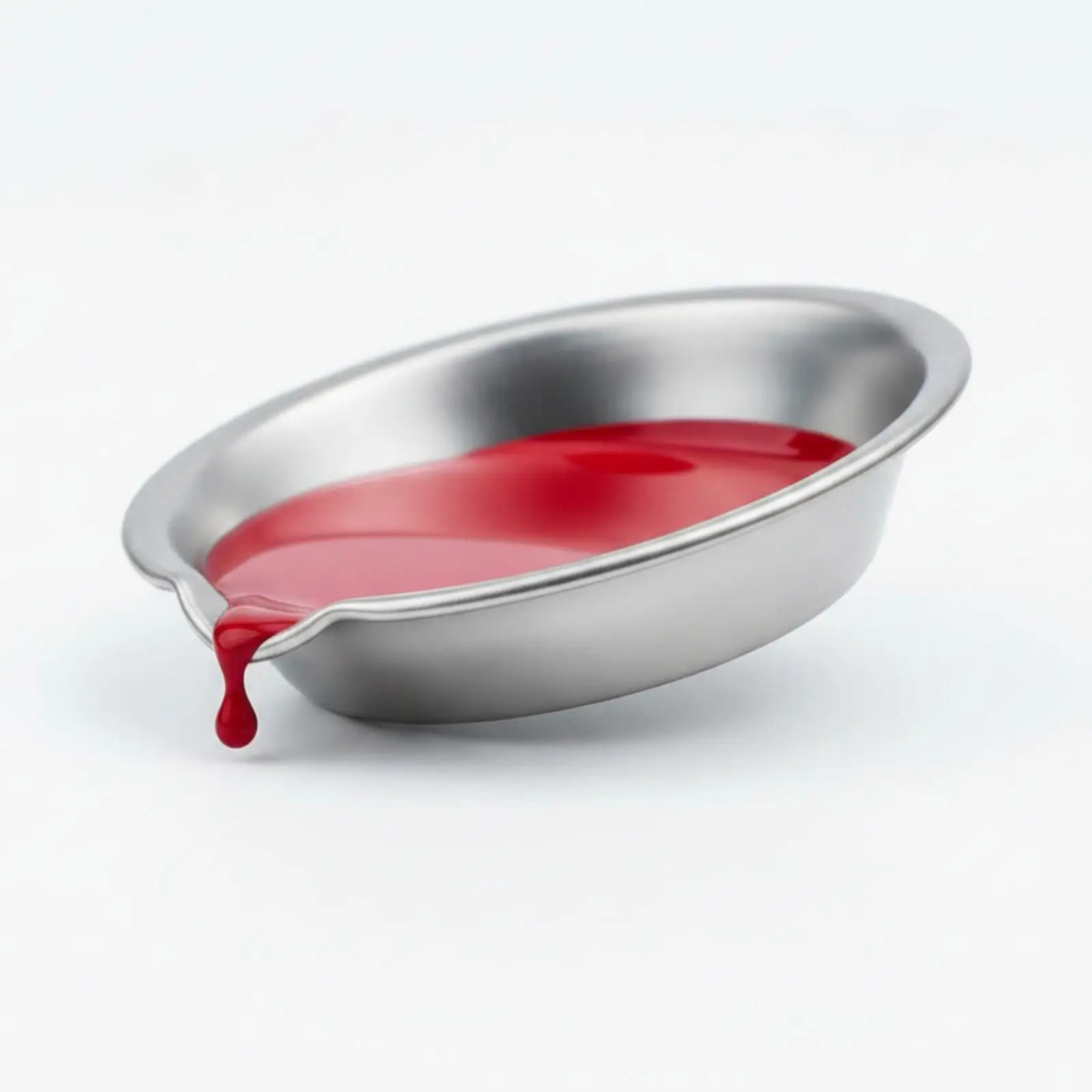 Stainless Steel Paint Mixing Dish Reusable Mixing Dish with Pouring Notch Easy to Clean Stainless Steel Paint Tray for