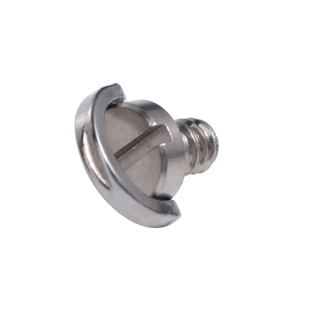 Accessories Photography For DSLR Silver Fixed Adapter Quick Release D-Ring Screw Tripod Screw 1/4 Inch Screw Camera Screw