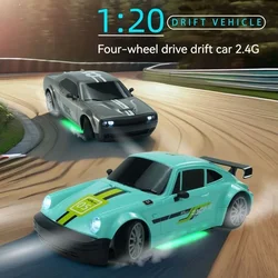 New Drift Car 1:20 Wireless Remote Control Rc Drift Car Four-wheel Drive High-speed Racing Car With Lights Children's Gift Toys