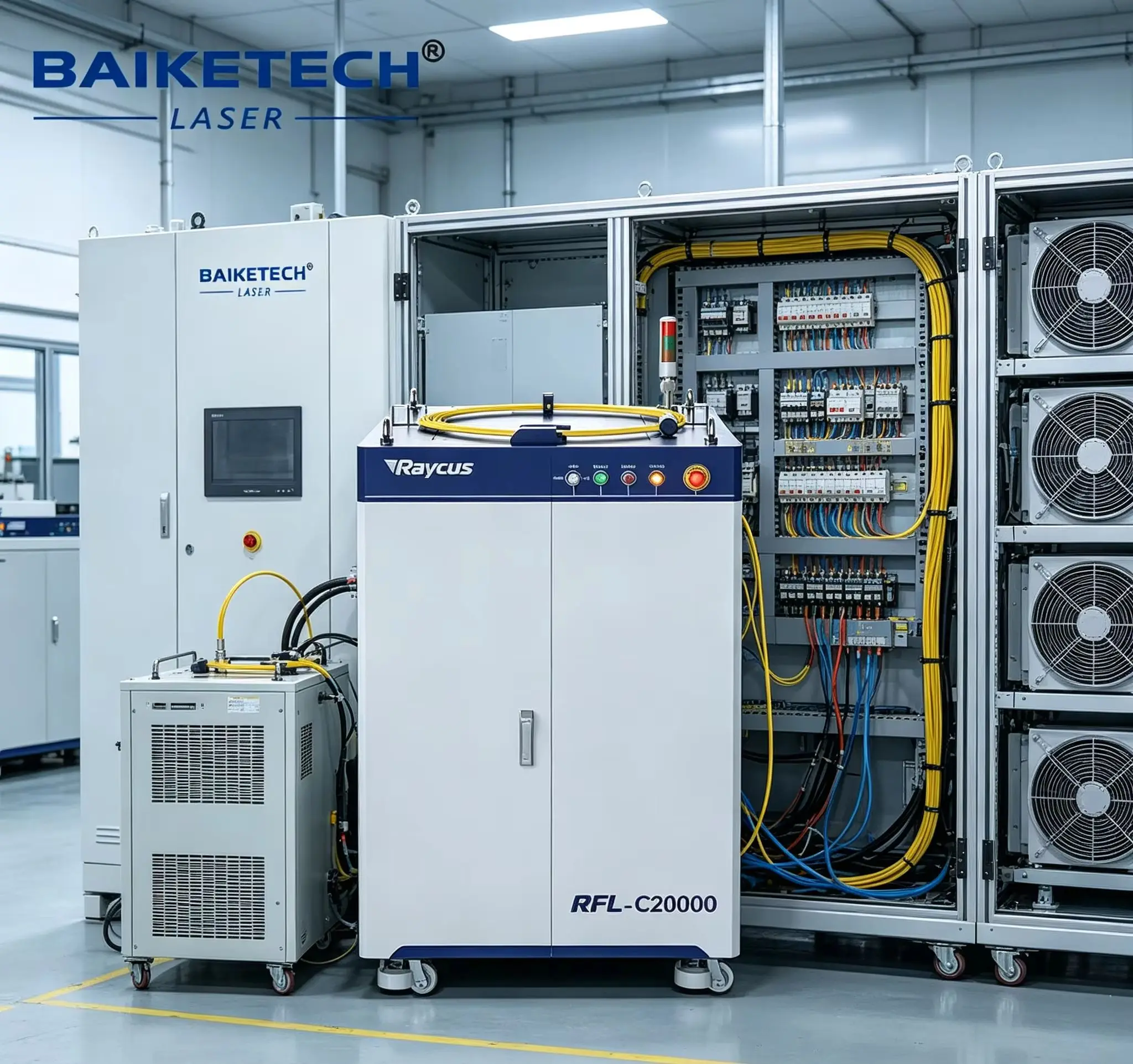 Original Factory Pulsed Fiber Laser Source Replacement Unit For Fiber Laser Marking Cleaning Machinery