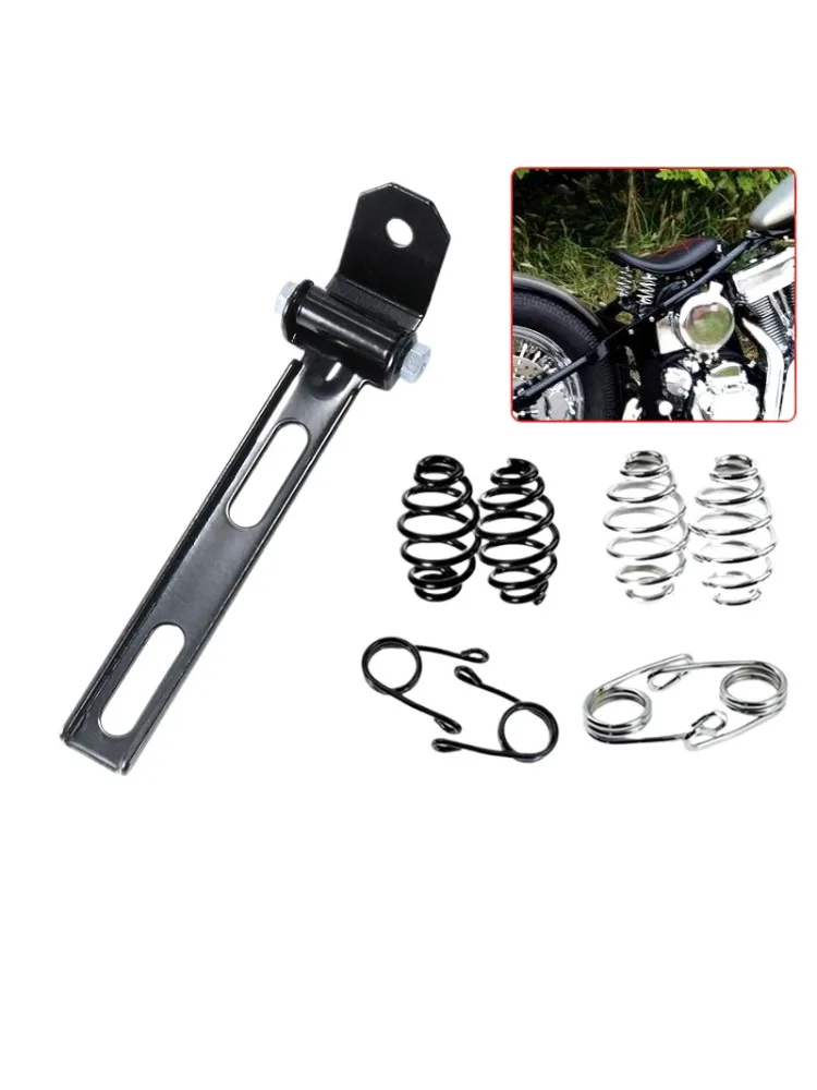 

Universal For Harley Motorcycle Seat Support Fixed Spring Movable Bracket Retro Modification Accessories
