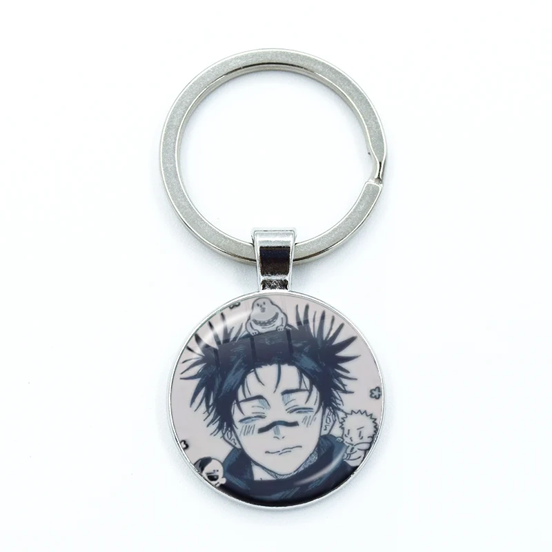 Porte-clés pendentif en verre Anime, porte-clés, bijoux, breloque, souvenir de sac, Jujutsu, Kaimmense Choso, SuNAENA u Geto Gojo Sukuna, chaud