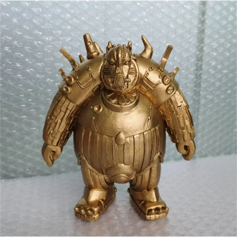 Resin Soldier Sculpture Bronze Finish Mongolian Warrior Figurine Living Room Shelf Accent For Collectors And History Fans