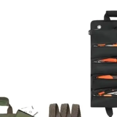 Portable Tool Storage Solution Roll-Up Tool Bag Hand Tool Set Oxford Cloth Material Multiple Pockets Design Robust Construction