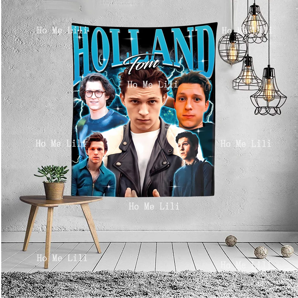 Vintage Tom Holland Merch Tapestry Wall Hanging For Bedroom Livingroom Modern Design