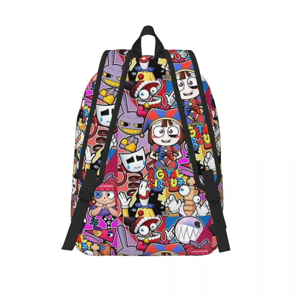 The Amazing Digital Circus Cartoon Anime Game Backpack Middle High