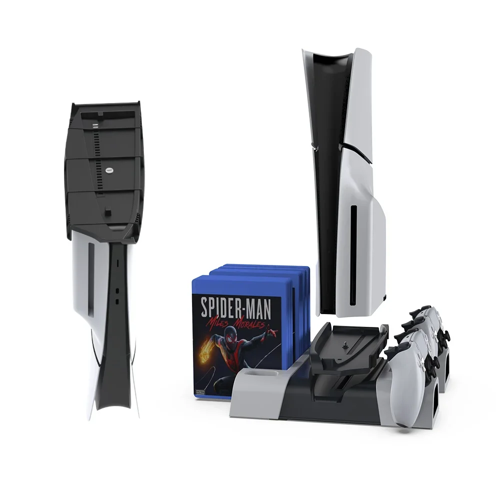 DOBE для PS5 тонкая внешняя стандартная многофункциональная охлаждающая база теплоотдача ручка зарядка и стойка для хранения дисков