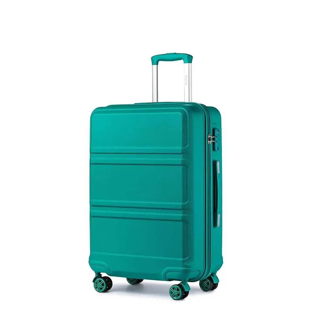 KONO-Serrure TSA, valise (M/L/XL) TONO, étui rigide, chariots ABS légers à roues jumelles 7