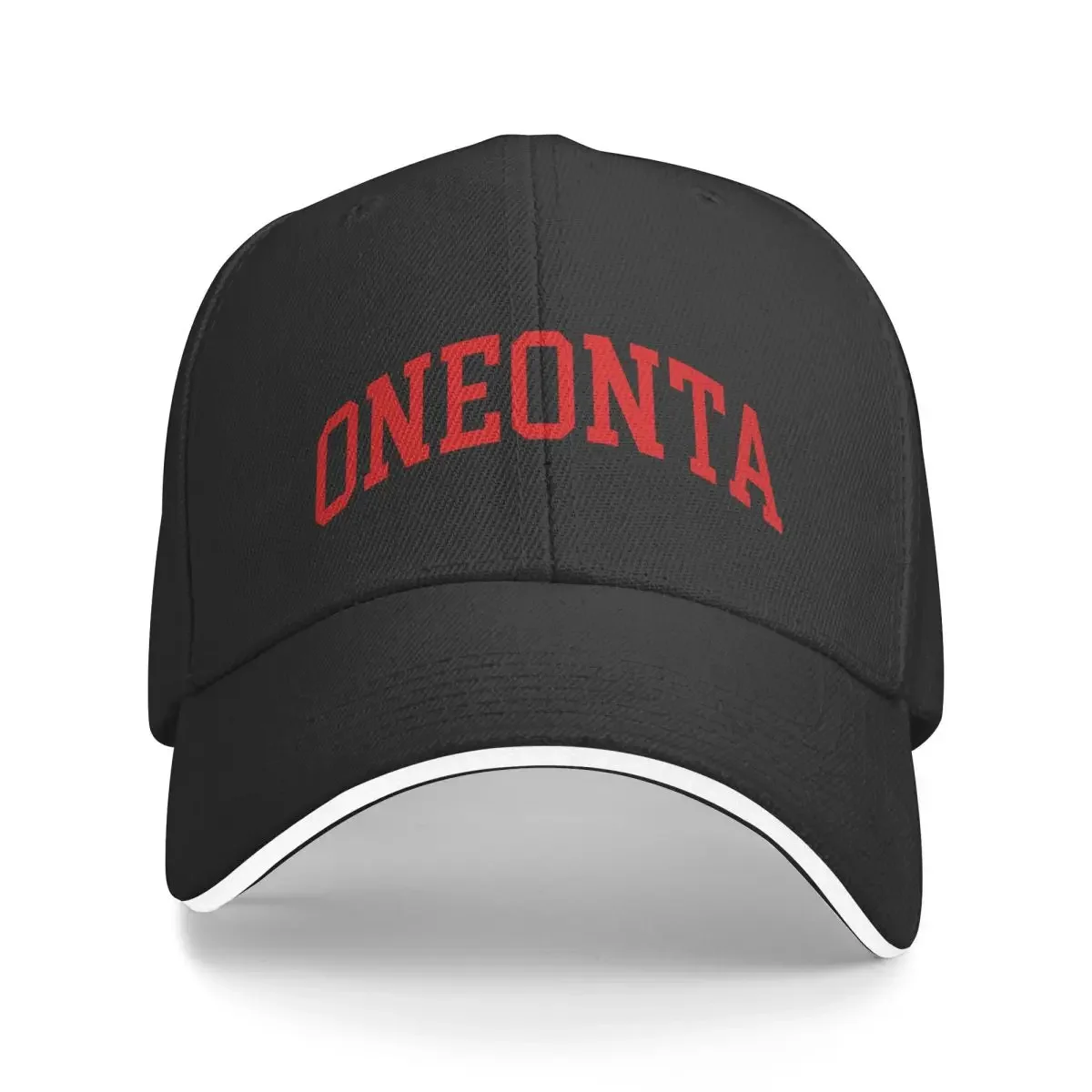 New oneonta - college font curved Baseball Cap Male Christmas Hat Ball Cap Hat For Men Women's