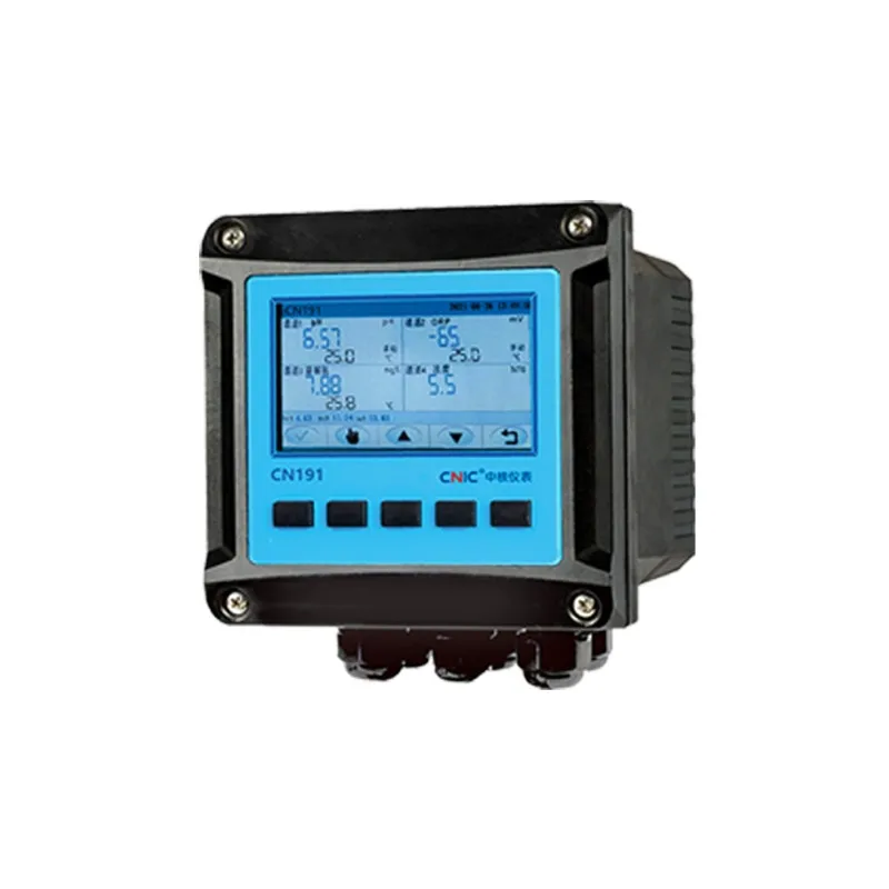 

Анализатор многопараметрических показателей: концентрация кислот и щелочей, растворенный кислород, мутность.