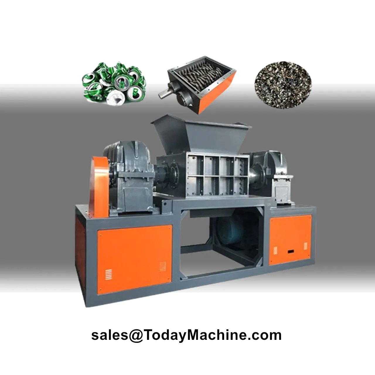 Automatic Single Shaft PE Plastic Waste Crusher Shredder Machine