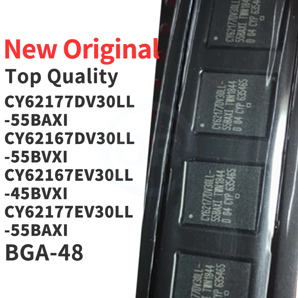 

(1 шт.) CY62177DV30LL-55BAXI CY62167DV30LL-55BVXI CY62167EV30LL-45BVXI CY62177EV30LL-55BAXI BGA-48 Новый оригинальный