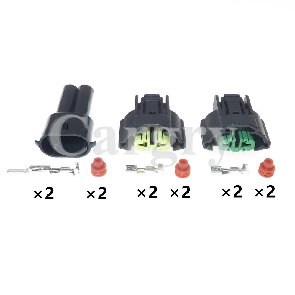 1 Set 2P 6189-0935 AC Assembly Auto Fog Lamp Socket Wire Plug Equivalent For Japanese IAT MAT Applications Mazda Toyota