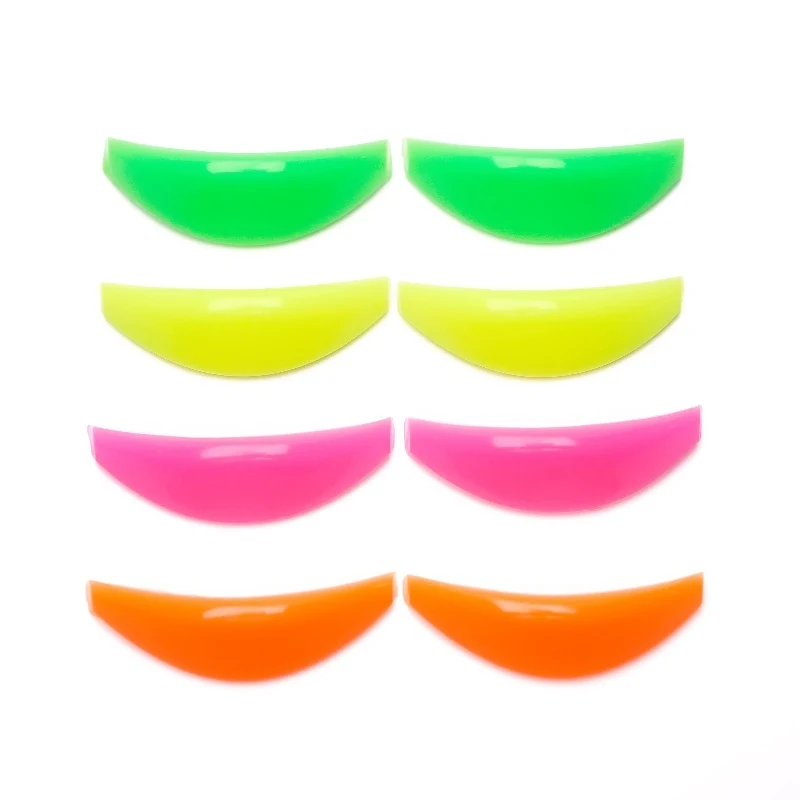 4 Pairs Silicone Eyelash Perm Pad Recycling Lifting 3D Eyelash Curler Rods Shield Lashes Extension Supplies