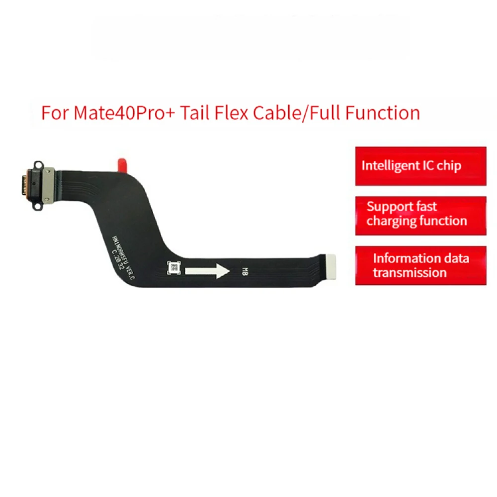 Tail Flex Cable/Microphone Board/1 Set of Mobile Phone Accessories for Huawei Mate 40RS/40Pro/40Pro+ Phone Replacement Fitting